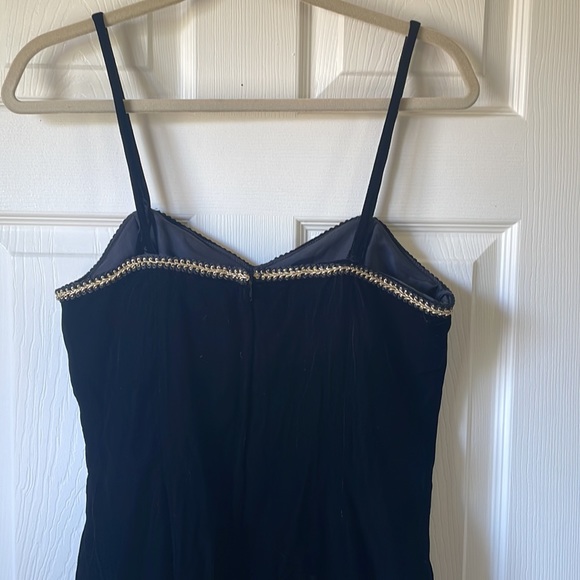 🖤Les Robes Galleria Dress , Vintage Black Velvet size 11/12 - Picture 3 of 7